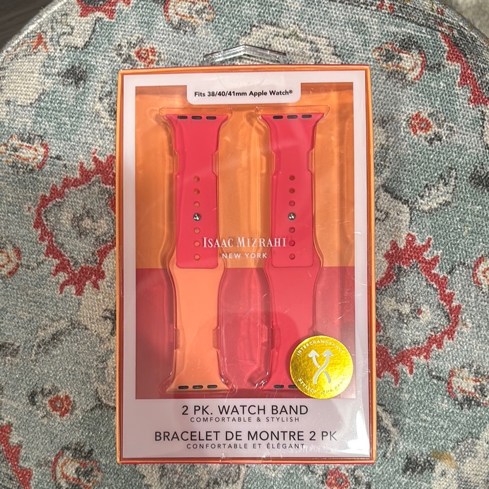 Isaac Mizrahi Dual-Tone Apple Watch Bands